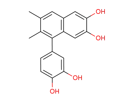 5-(3,4-dihydroxy-phenyl)-6,7-dimethyl-naphthalene-2,3-diol