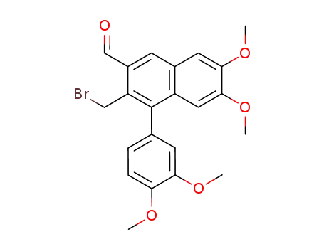 3-bromomethyl-4-(3,4-dimethoxy-phenyl)-6,7-dimethoxy-naphthalene-2-carbaldehyde