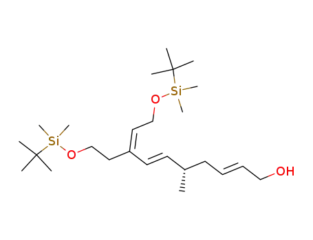 (2E,6E,8Z)-(S)-10-(tert-Butyl-dimethyl-silanyloxy)-8-[2-(tert-butyl-dimethyl-silanyloxy)-ethyl]-5-methyl-deca-2,6,8-trien-1-ol