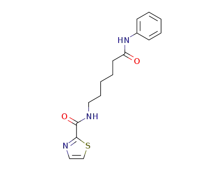 thiazole-2-carboxylic acid (5-phenylcarbamoyl-pentyl)-amide