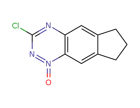 3-chloro-7,8-dihydro-6H-indeno[5,6-e][1,2,4]triazin-3-amine 1-oxide