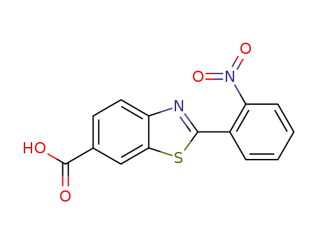 2-(2-nitrophenyl)-1,3-benzothiazole-6-carboxylic acid