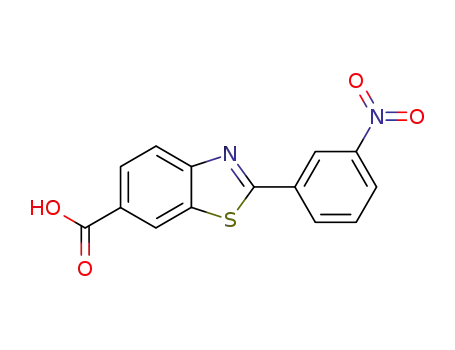 2-(3-nitrophenyl)-1,3-benzothiazole-6-carboxylic acid