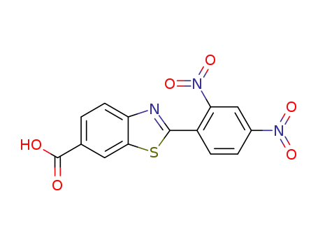 2-(2,4-dinitrophenyl)-1,3-benzothiazole-6-carboxylic acid
