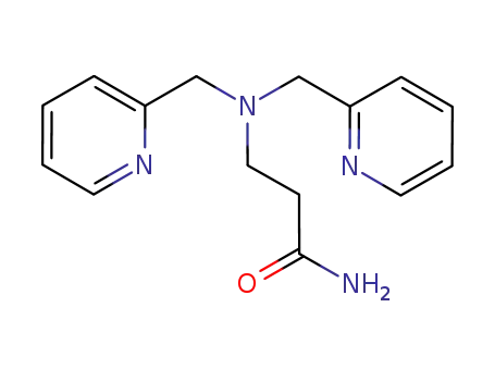 Molecular Structure of 195606-52-1 (Propanamide, 3-[bis(2-pyridinylmethyl)amino]-)