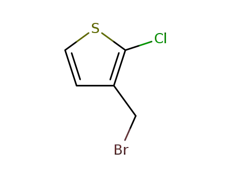 Molecular Structure of 40032-81-3 (2-Chloro-3-bromomethylthiophene)