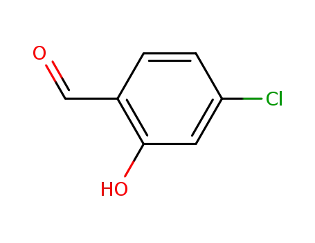 Molecular Structure of 2420-26-0 (4-Chloro-2-hydroxybenzaldehyde)