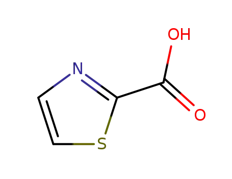 Molecular Structure of 14190-59-1 (Thiazole-2-carboxylic acid)