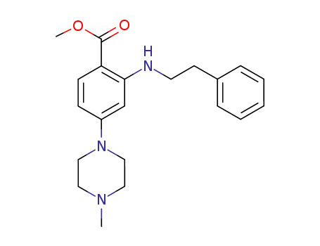 4-(4-Methyl-piperazin-1-yl)-2-phenethylamino-benzoic acid methyl ester