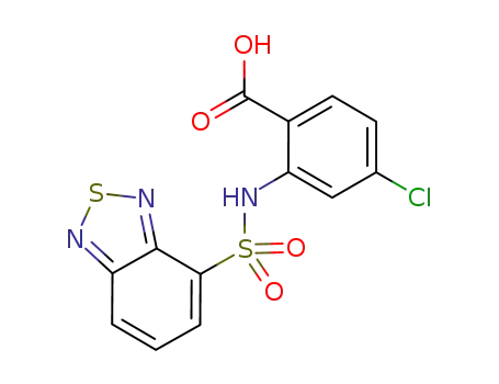 2-[(2,1,3-benzothiadiazol-4-ylsulfonyl)amino]-4-chlorobenzoic acid