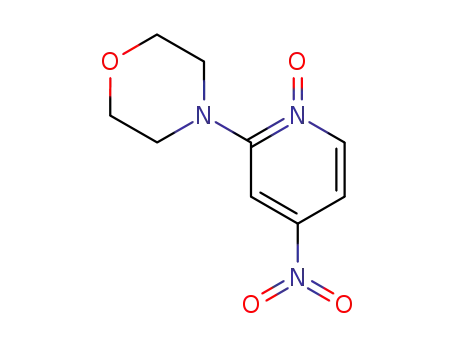 Molecular Structure of 35981-62-5 (Morpholine, 4-(4-nitro-1-oxido-2-pyridinyl)-)