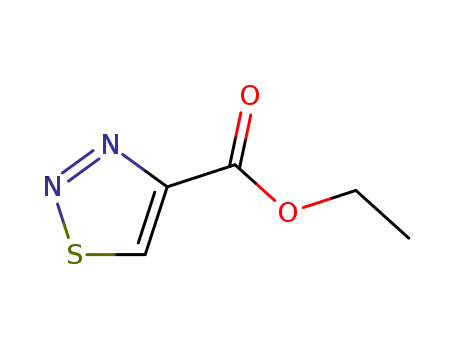 Molecular Structure of 3989-36-4 (ETHYL 1,2,3-THIADIAZOLE-4-CARBOXYLATE)