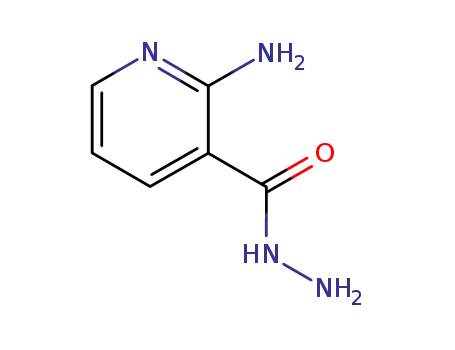 Molecular Structure of 5327-31-1 (Nicotinic acid, 2-amino-, hydrazide)