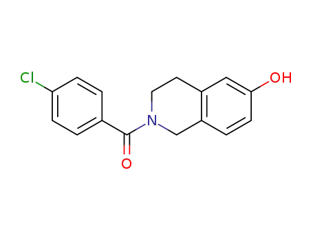 6-Hydroxy-2-(4-chlorobenzoyl)-1,2,3,4-tetrahydroisoquinoline
