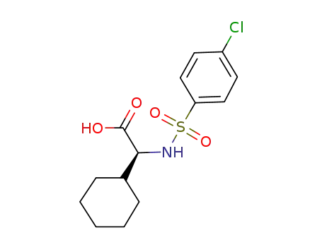 (αS)-α-[[(4-chlorophenyl)sulfonyl]amino]cyclohexaneacetic acid