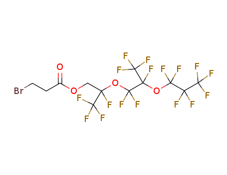 Propanoic acid, 3-bromo-,  2,3,3,3-tetrafluoro-2-[1,1,2,3,3,3-hexafluoro-2-(heptafluoropropoxy)prop  oxy]propyl ester