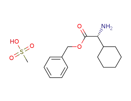 benzyl (2R)-2-amino-2-cyclohexylethanoate methanesulfonate