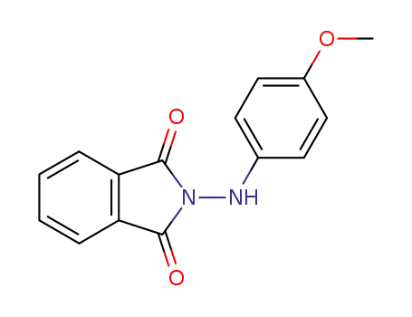 Molecular Structure of 107940-72-7 (1H-Isoindole-1,3(2H)-dione, 2-[(4-methoxyphenyl)amino]-)