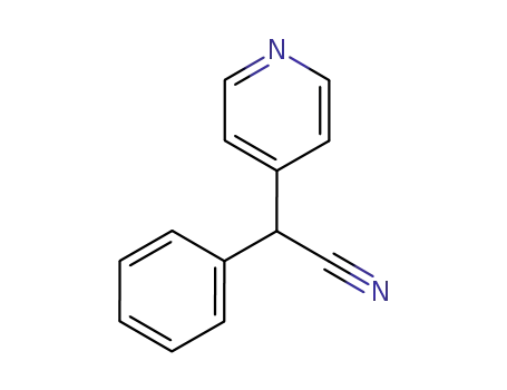 4-Pyridineacetonitrile, a-phenyl-