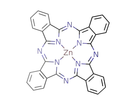 Molecular Structure of 14320-04-8 (ZINC PHTHALOCYANINE)