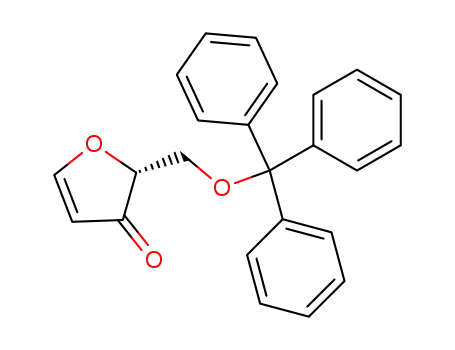 Molecular Structure of 65475-52-7 (3(2H)-Furanone, 2-[(triphenylmethoxy)methyl]-, (R)-)