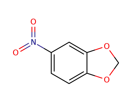 Molecular Structure of 2620-44-2 (1,2-(Methylenedioxy)-4-nitrobenzene)