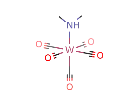 Molecular Structure of 15228-31-6 (Tungsten, pentacarbonyl(N-methylmethanamine)-, (OC-6-22)-)