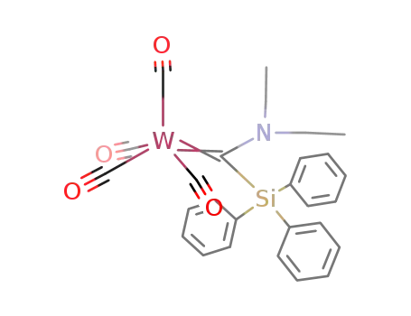tungsten(tetracarbonyl)(diethylaminocarbene)SiPh3