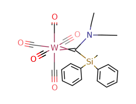 tungsten(pentacarbonyl)(diethylaminocarbene-SiPh2Me)