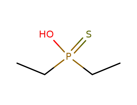 Molecular Structure of 866-53-5 (Phosphinothioic acid, diethyl-)