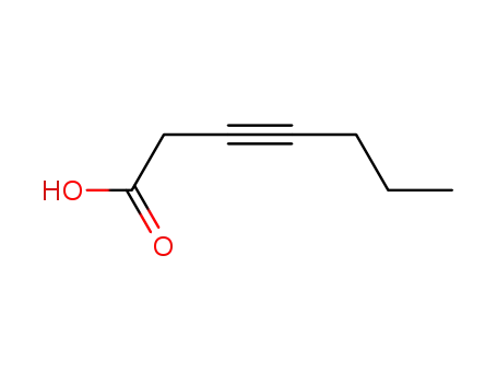 Molecular Structure of 59862-93-0 (3-Heptynoic Acid)