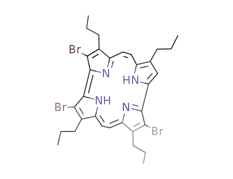 3,6,13-tribromo-2,7,12,17-tetra-n-propylporphycene
