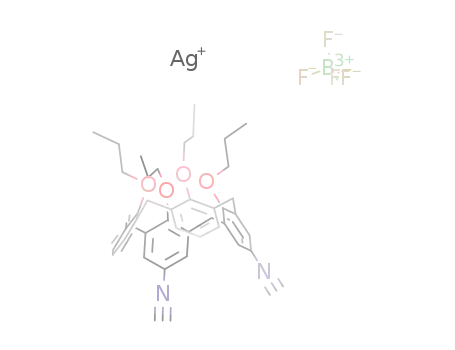 poly[(5,11-diisocyanato-25,26,27,28-tetrapropoxycalix[4]arene) silver(I)] tetrafluoroborate