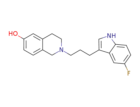 2-[3-(5-fluoro-1H-indol-3-yl)-propyl]-6-hydroxy-1,2,3,4-tetrahydro-isoquinoline