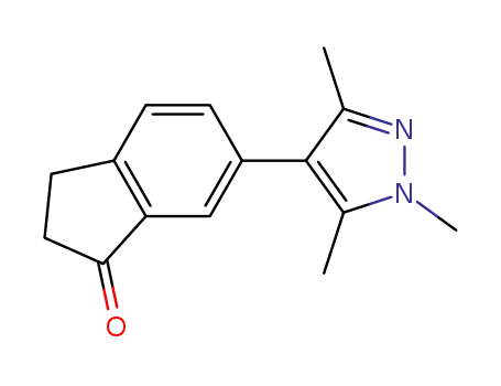 6-(1,3,5-Trimethyl-1 H-pyrazol-4-yl)-indan-1-one