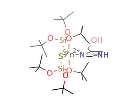 (4-hydroxymethyl-1H-imidazole-κN)bis(tri-tert-butoxysilanethiolato-κ2O,S)zinc(II)