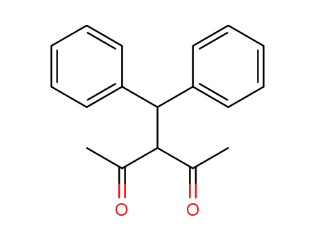 Molecular Structure of 19672-37-8 (3-(diphenylmethyl)pentane-2,4-dione)