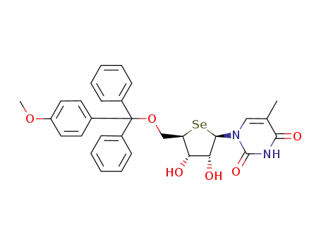 5-methyl-5'-O-monomethoxytrityl-4'-selenouridine