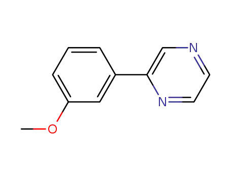Molecular Structure of 912771-38-1 (2-(3-METHOXY-PHENYL)-PYRAZINE)