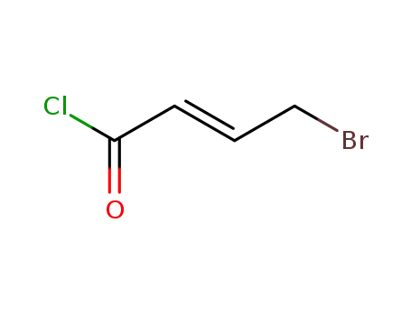 Molecular Structure of 99083-25-7 (2-Butenoyl chloride, 4-bromo-, (2E)-)