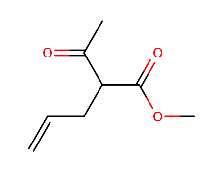Molecular Structure of 3897-04-9 (methyl 2-acetylpent-4-en-1-oate)