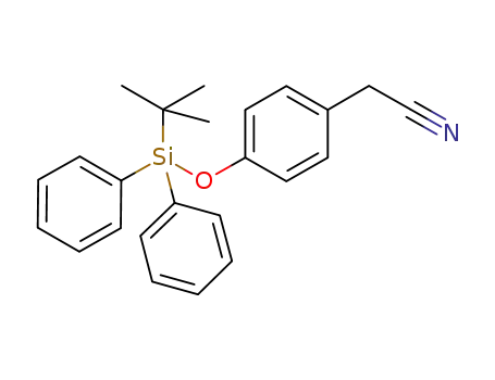 (4-{[tert-butyl(diphenyl)silyl]oxy}phenyl)acetonitrile