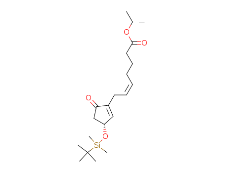 5-Heptenoic acid,  7-[(3R)-3-[[(1,1-dimethylethyl)dimethylsilyl]oxy]-5-oxo-1-cyclopenten-1-yl  ]-, 1-methylethyl ester, (5Z)-