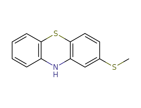 Molecular Structure of 7643-08-5 (2-Methylthiophenothiazine)