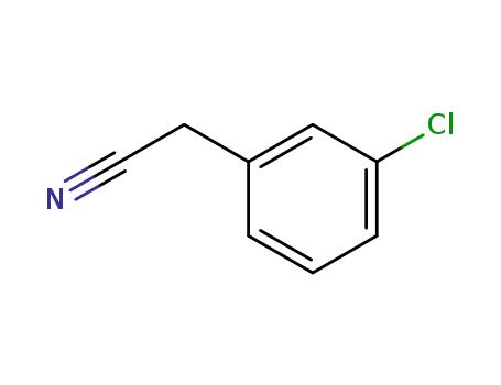 Molecular Structure of 1529-41-5 (3-Chlorobenzyl cyanide)