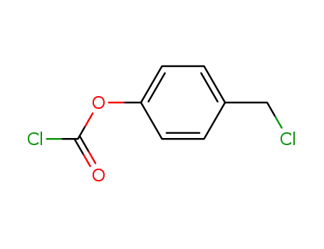 Molecular Structure of 15451-04-4 (Carbonochloridic acid, 4-(chloromethyl)phenyl ester)