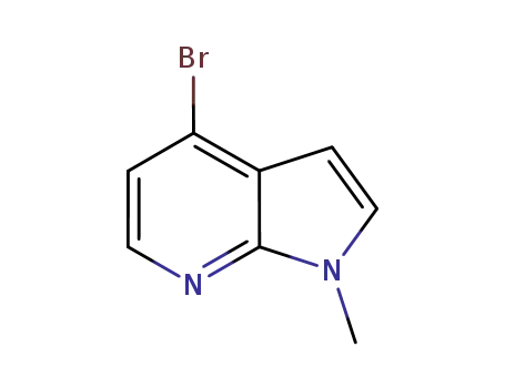 Molecular Structure of 1234616-25-1 (4-Bromo-1-methyl-1H-pyrrolo[2,3-b]pyridine)