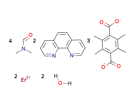 Er2(2,3,5,6-tetramethyl-1,4-benzenedicarboxylate)3(1,10-phenanthroline)2*4(dimethylformamide)*2H2O