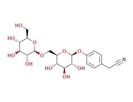 4-hydroxyphenylacetonitrile 4-O-β-D-glucopyranosyl(1->6)-β-D-glucopyranoside