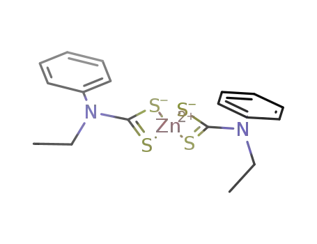Molecular Structure of 14634-93-6 (Zinc ethylphenyl dithiocarbamate)
